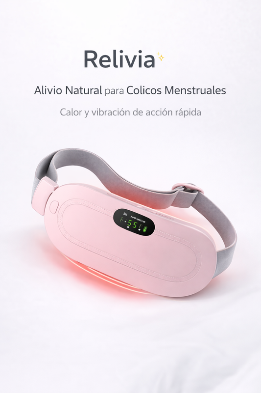 Relivia - Almohadilla térmica para cólicos con alivio inmediato