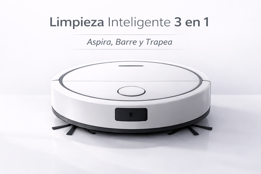 Lumiclean Robot Aspirador 3 en 1 Inteligente